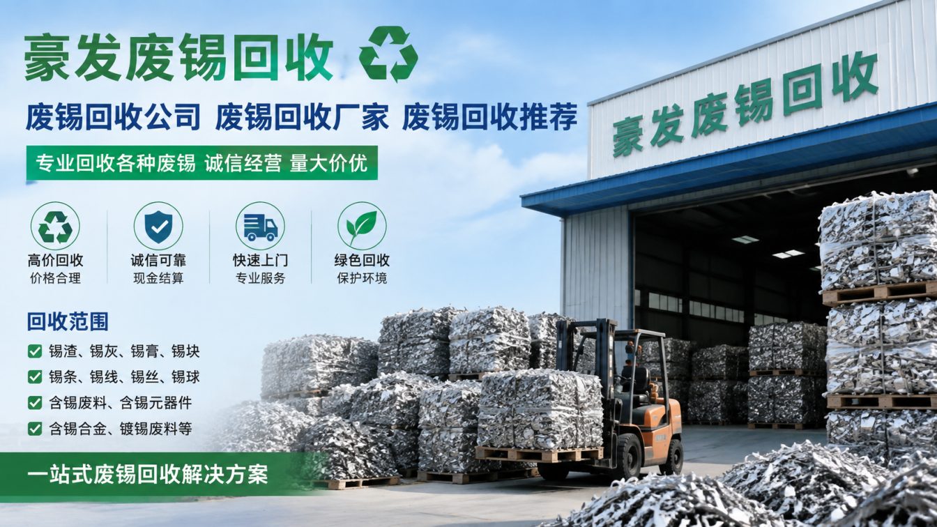 河源为工厂废锡处置提供高价回收方案